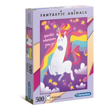 Fantastic Animals - Unicorn- 500 pc Puzzle