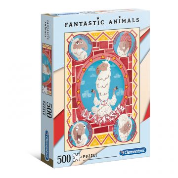 Fantastic Animals - Llama - 500 pc Puzzle