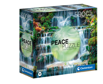 Clementoni - Peace Puzzle - The Waterfall - 500 pezzi - puzzle